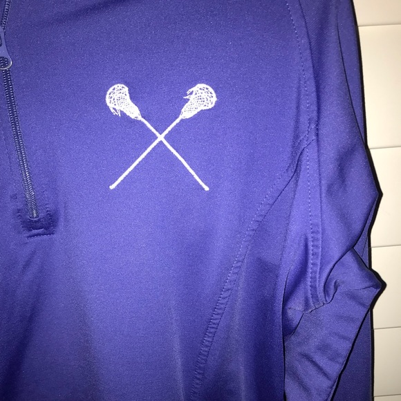 purple lacrosse zip up - Picture 2 of 4